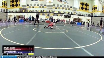 113 lbs Quarterfinal - Talon Jessup, Columbus East Wrestling Club vs Colin Strayer, Bulldog Premier Wrestling Club