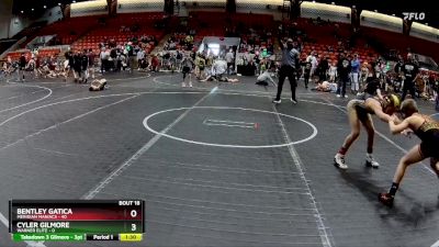 76 lbs Round 5 (8 Team) - Bentley Gatica, Meridian Maniacs vs Cyler Gilmore, Warner Elite