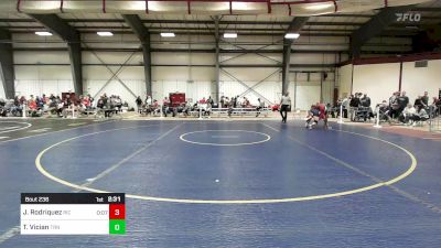 174 lbs Consi Of 16 #2 - Juan Rodriquez, Rhode Island College vs Tucker Vician, Trinity