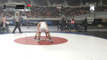 192-D3 3rd Place Match - Julian Hughes, Lee Williams High School vs Van Merkley, Combs High School