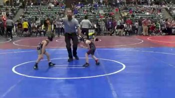 43 lbs Round Of 16 - Liam Eshelman, Ruby Mountain Wrestling vs Brody Thurman, Oroville Rattlers