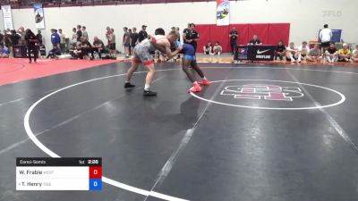 97 kg Consolation - Wolfgang Frable, West Point Wrestling Club vs Tereus Henry, Tiger Den Wrestling Club