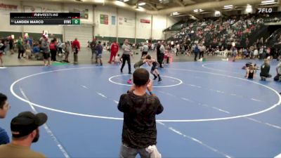 100 lbs 1st Place Match - Jaxen Richardson, Team Garcia vs Landen Marco, Bryan Youth Wrestling Club