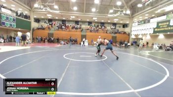 157 lbs Cons. Round 2 - Josiah Moreira, Brea Olinda vs Alexander Alcantar, Yucaipa