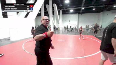 80 lbs 2nd Place - Abhisri Vatti, Savage House WC vs Evelyn Nguyen, Mat Demon WC