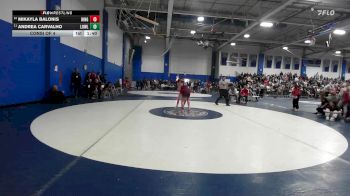 107 lbs Consi Of 4 - Mikayla Balonis, Hingham vs Andrea Carvalho, Lowell