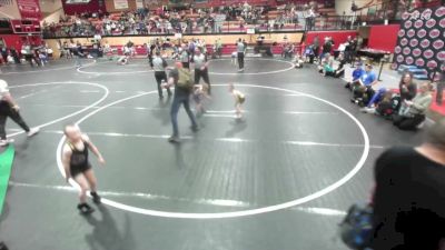 43 lbs Semis - Mathew Cullison, Fighting Squirrels Wrestling Club vs Deagan Broncheau, Lewiston Wrestling Club