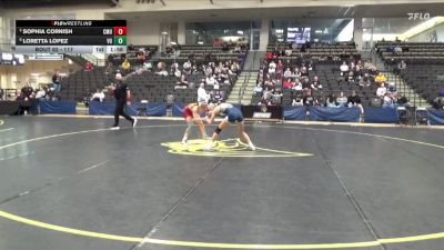 117 lbs Quarterfinal - Sophia Cornish, Colorado Mesa University vs Loretta Lopez, Vanguard