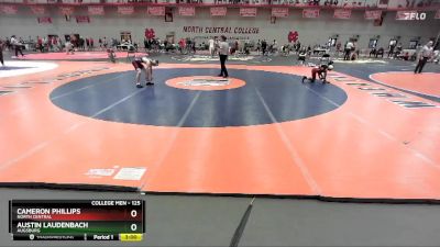 125 lbs Cons. Round 4 - Cameron Phillips, North Central vs Austin Laudenbach, Augsburg