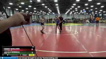 92 lbs Round 2 - Lincoln Robideau, POWA vs Tommy Rowlands, Team Ohio