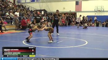 67 lbs Round 2 - Maverick Sanchez, Rough House Wrestling vs Bruno Lechiara, Temecula