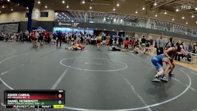 100 lbs Round 2 (4 Team) - Daniel McDermott, North Carolina National Team vs Asher Cabral, Mat Assassins Red