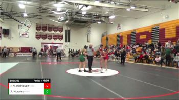 127 lbs Cons. Round 5 - Naima Rodriguez, Fauquier vs Alessndra Morales, Woodbridge Senior