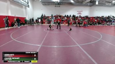 106 lbs Champ. Round 1 - Cooper Rickart, Fossil Ridge vs Aiden Ritz, Eaglecrest B