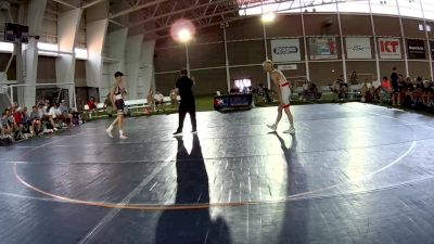 132 lbs Teagan Lewis, Arizona Blue vs Maddax Hacking, Utah Black