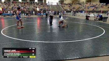 250 lbs Quarterfinal - August Ashe, Arlington Wrestling Club vs Kyngston Russell, Blackman Wrestling Club