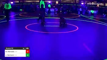 57 lbs Round Of 16 - Maddox Mercado, Unattached vs Jackson Hermann, Lincoln Junior Hawks