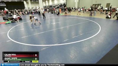 62 lbs Cons. Round 4 - Calvin Doll, Minnesota vs Emory White, Empire Wrestling Academy