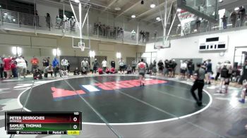 165 lbs Quarterfinal - Samuel Thomas, University vs Peter DesRoches, Riverside