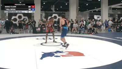 60 kg Quarters - Marlo Clark, Indiana RTC vs Will Detar, Exodus Wrestling Club