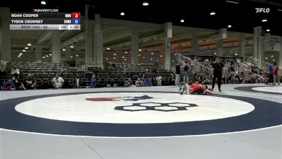 52 lbs Cons. Round 4 - Noah Cooper, MWC Wrestling Academy vs Tyson Crowsey, Ranger 47 Wrestling Club