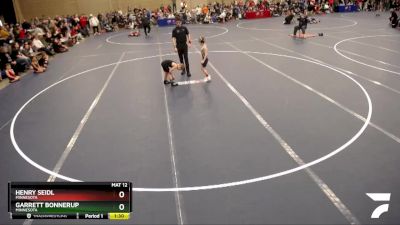 59-66 lbs Champ. Round 1 - Garrett Bonnerup, Minnesota vs Henry Seidl, Minnesota