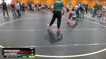 75/hwt Round 1 - Matthias Mitchell, Chapin Youth Wrestling vs Vivan Barnett, Tomahawk Youth Wrestling