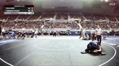 114-D1 Semifinal - Lola Hunt, Liberty High School vs Ameerah Colon, Tempe High