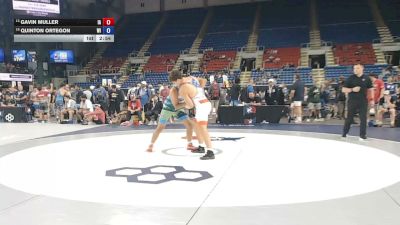 215 lbs Cons. Rd Of 32 - Gavin Muller, Iowa vs Quinton Ortegon, Wisconsin