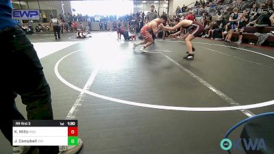 170 lbs Rr Rnd 3 - Kolyn Mills, Piedmont vs Jesse Bruce Campbell, Viking Wrestling Club