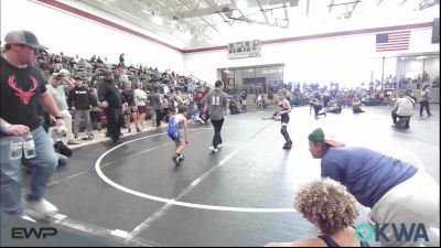 49 lbs Semifinal - Stetson Manuel, Blackwell Wrestling Club vs Leo Sears, Ponca City Wildcat Wrestling