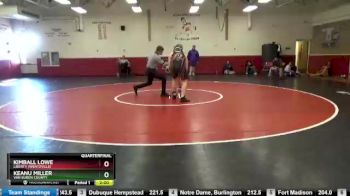 285 lbs Quarterfinal - Keanu Miller, Van Buren County vs Kimball Lowe, Liberty (Wentzville)