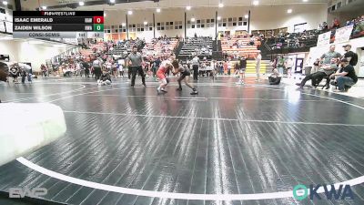 92 lbs Consolation - Isaac Emerald, Raw Wrestling Club vs Zaiden Wilson, HURRICANE WRESTLING ACADEMY