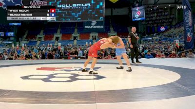 157 lbs Semis - Wyatt Medlin, IL vs Reagan Milheim, PA