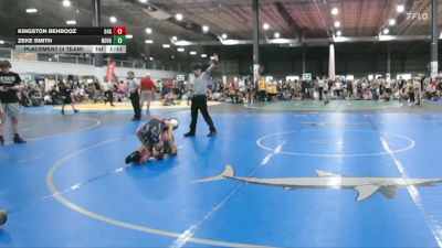 85 lbs Placement (4 Team) - Kingston Behrooz, 84 ATHLETES vs Zeke Smith, NOVA WRESTLING CLUB