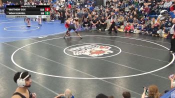 190 lbs Semifinal - Noah Leavell, Hamburg vs Matthew Cox, Clarence