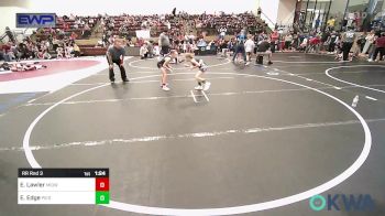 52-57 lbs Rr Rnd 3 - Emilie Lawler, Midwest City Bombers Youth Wrestling Club vs Emersyn Edge, Piedmont