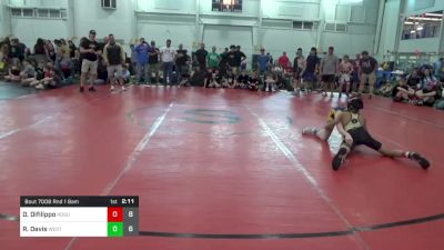 96 lbs Round 1 - Dominic Difilippo, Rogue W.C. (OH) vs Reed Davis, West Virginia Wild