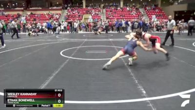 120 lbs Cons. Round 4 - Ethan Bonewell, Texas Elite vs Wesley Kannaday, Lion Elite