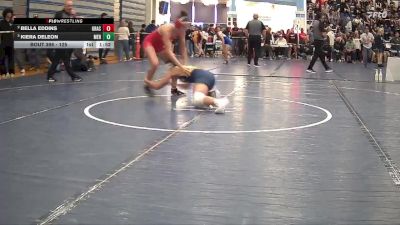 125 lbs Semifinal - Kiera DeLeon, Meridian vs Bella Eddins, Grace