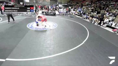 215 lbs Tannor Costello, LAWA - Los Angles Wrestling Association vs Aristotle Villa, CVWA - Central Valley Wrestling Association