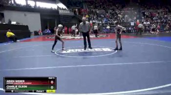 84 lbs Champ. Round 2 - Charlie Olson, Sycamore WC vs Aiden Weber, Elevate Wrestling Academy