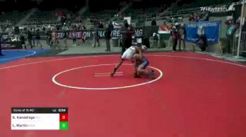 77 lbs Consi Of 16 #2 - Killian Kaneshige, Valiant Prep vs Layne Martin, Michigan Grappler RTC