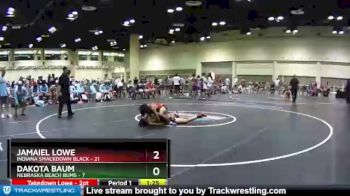 145 lbs Quarters & Wb (16 Team) - Jamaiel Lowe, Indiana Smackdown Black vs Dakota Baum, Nebraska Beach Bums