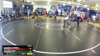 150 lbs Round 2 (8 Team) - LeAndre Campbell, Braves WC vs Roderick Zow, The Outsiders