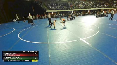 84 lbs Semifinal - Carter Smyser, Pack732 Wrestling Academy vs Emmett Jipp, Big Game Wrestling Club