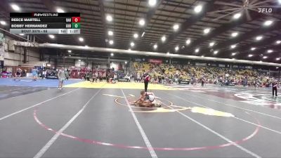 98 lbs Round 1 - Bobby Hernandez, Cody vs Reece Martell, Darkhorse