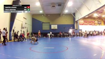 120 lbs Cons. Round 5 - Martin Lozano, Chino Hills vs Kole Crafton, Serrano