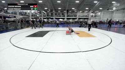 112 lbs Consi Of 16 #1 - Colton Wilkins, Mount Anthony vs Caleb Pineault, Top Flight Wrestling Academy