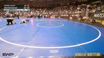 130 lbs Consi Of 4 - Karter Locust, Cowboy Wrestling Club vs Braxton Sholler, SWAT